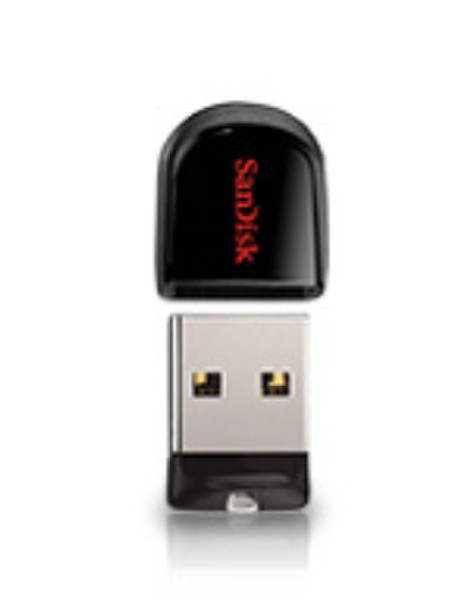 Sandisk Cruzer Fit 16ГБ USB 2.0 Черный USB флеш накопитель