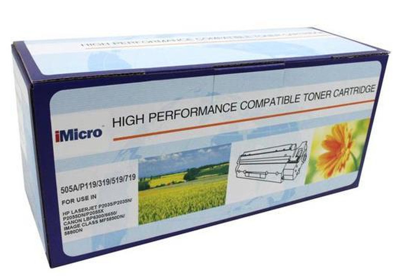 iMicro IM-CE505A 1600страниц Черный тонер и картридж для лазерного принтера