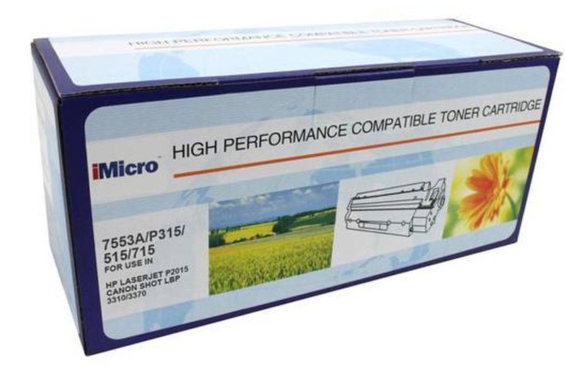 iMicro IM-Q7553A 3000страниц Черный тонер и картридж для лазерного принтера
