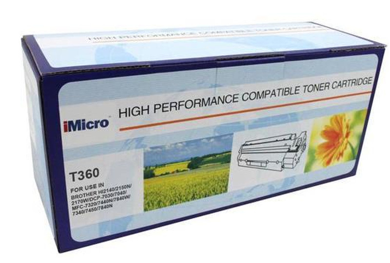 iMicro IM-TN360 2600pages Black laser toner & cartridge