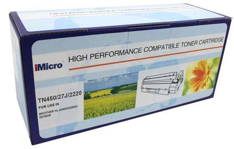 iMicro IM-TN450 2600страниц Черный тонер и картридж для лазерного принтера