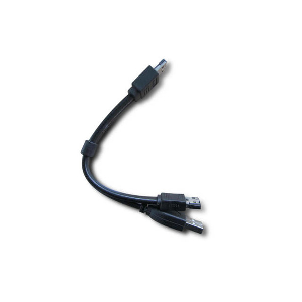 iMicro ST-ESATAUS 0.15m eSATAp eSATA Black SATA cable