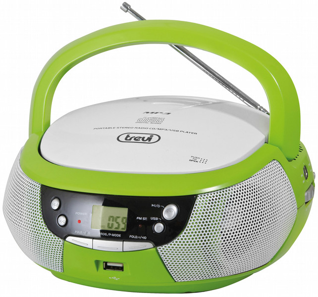 Trevi CMP 532 USB Цифровой 6Вт Зеленый CD радио