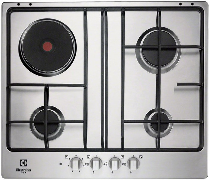 Electrolux PQX631V Eingebaut Kombi Edelstahl Kochfeld