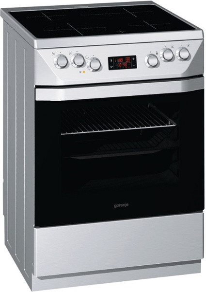 Gorenje EC67563BX Freestanding Induction hob A Stainless steel cooker