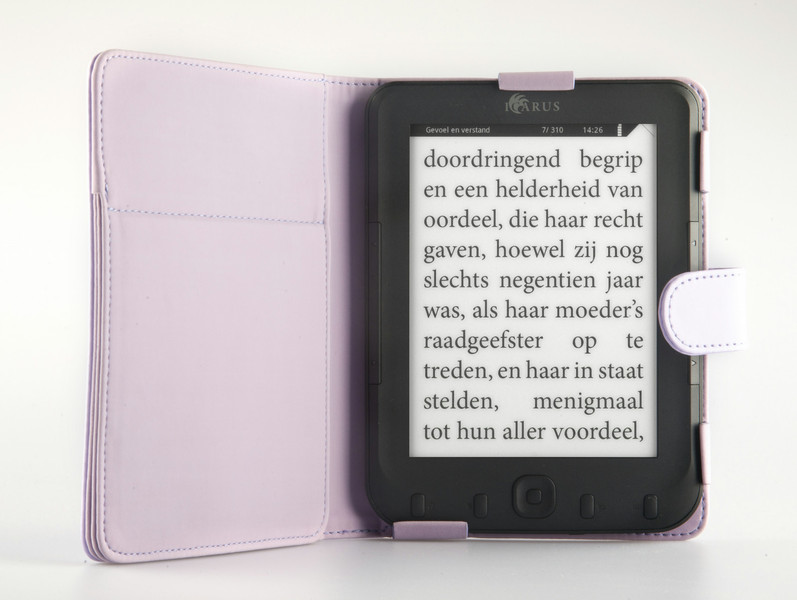 Icarus C010PE 6Zoll Blatt Violett E-Book-Reader-Schutzhülle