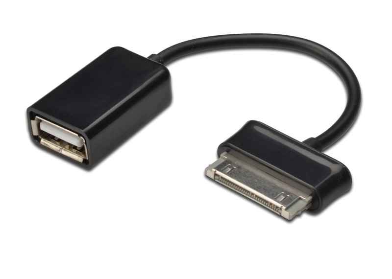 Ednet 31504 0.15m Samsung 30-pin USB 2.0 A Schwarz Handykabel
