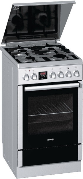 Gorenje K57364AXG Freestanding Gas hob A+ Stainless steel cooker