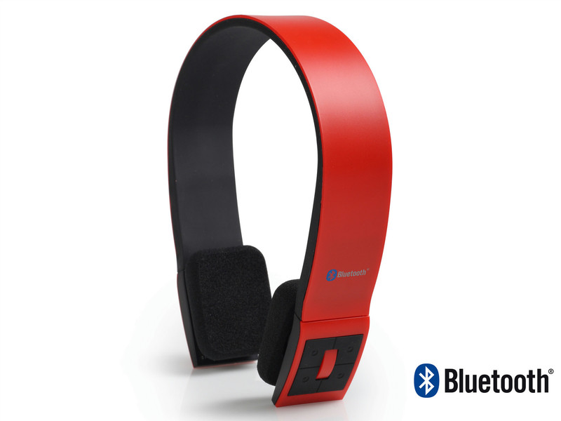 AudioSonic HP-1642 Binaural Kopfband Rot Mobiles Headset