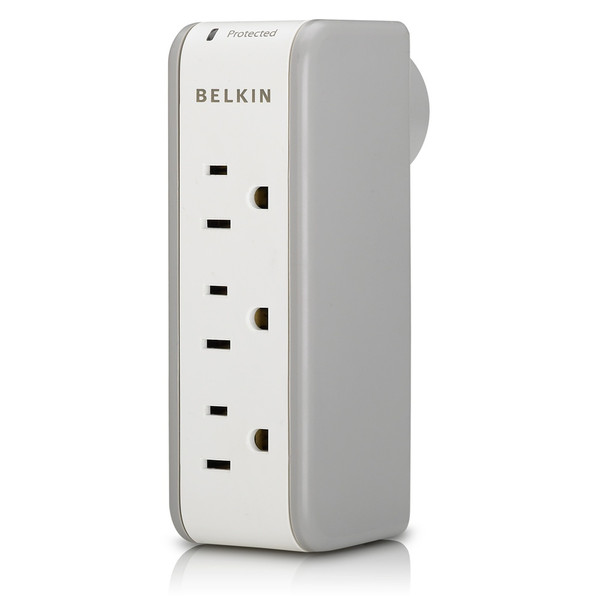 Belkin BST300fcDP 3AC-Ausgänge Weiß Spannungsschutz