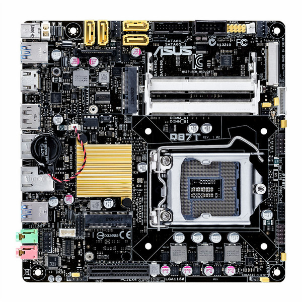ASUS Q87T Intel Q87 Socket H3 (LGA 1150) Mini ITX материнская плата