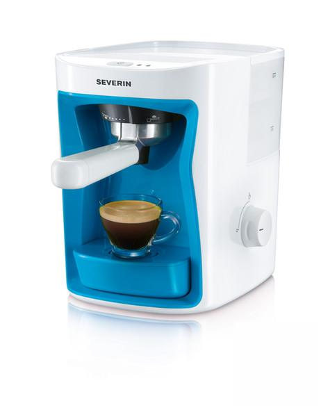 Severin KA 5992 Espresso machine 1л Бирюзовый, Белый кофеварка