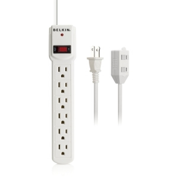 Belkin F5Z0179 6AC outlet(s) 125V Weiß Spannungsschutz