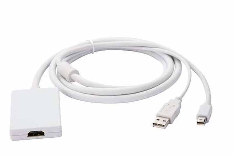 Dr. Bott mini DisplayPort+USB/HDMI HDMI Weiß