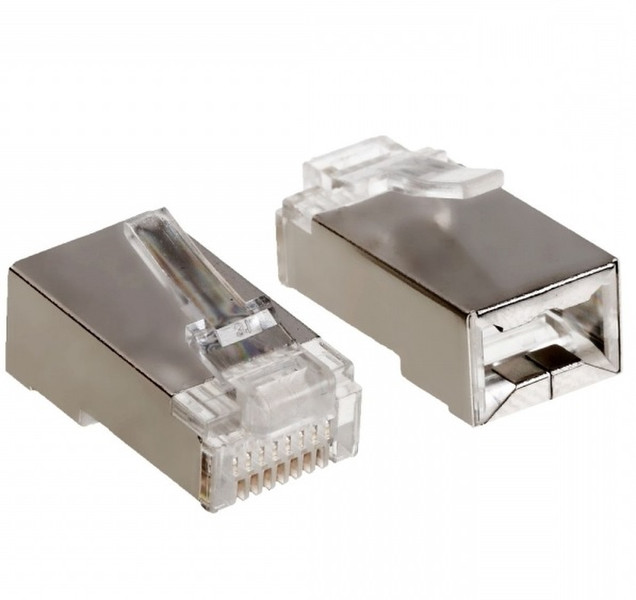 Helos 048300 RJ45 Metallic,Transparent wire connector