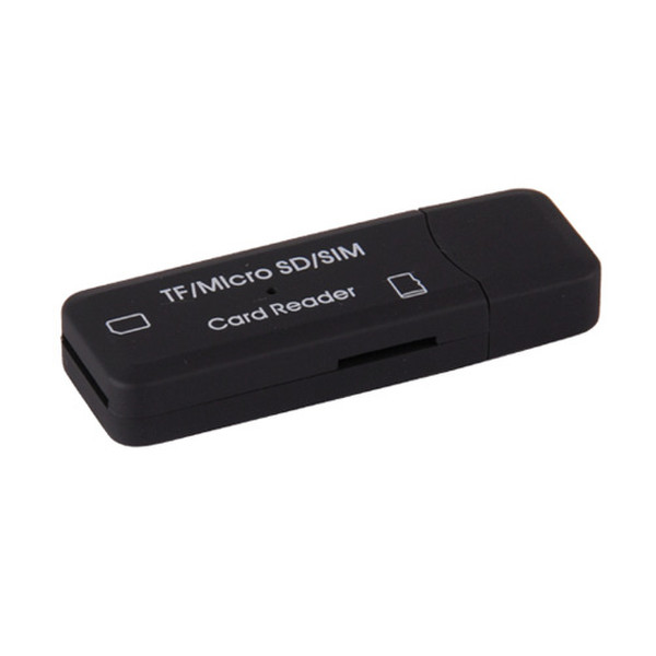 BlueTrade BT-USB-SIMTF USB 2.0 Black card reader