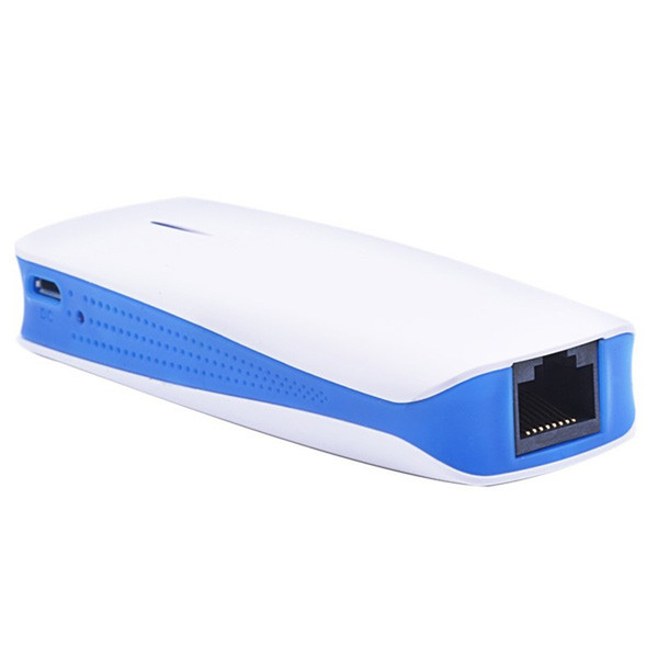 BlueTrade BT-USB-WIFIBAT Blau, Weiß 3G WLAN-Router