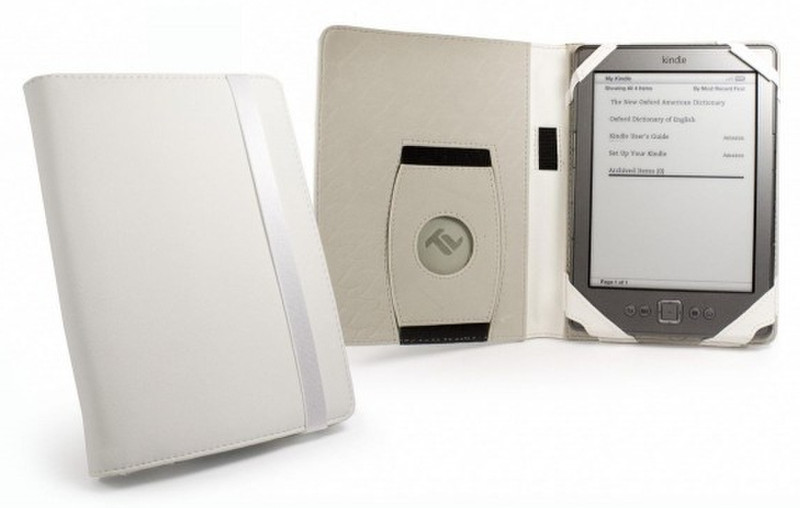 Tuff-Luv G1_45 Folio White e-book reader case