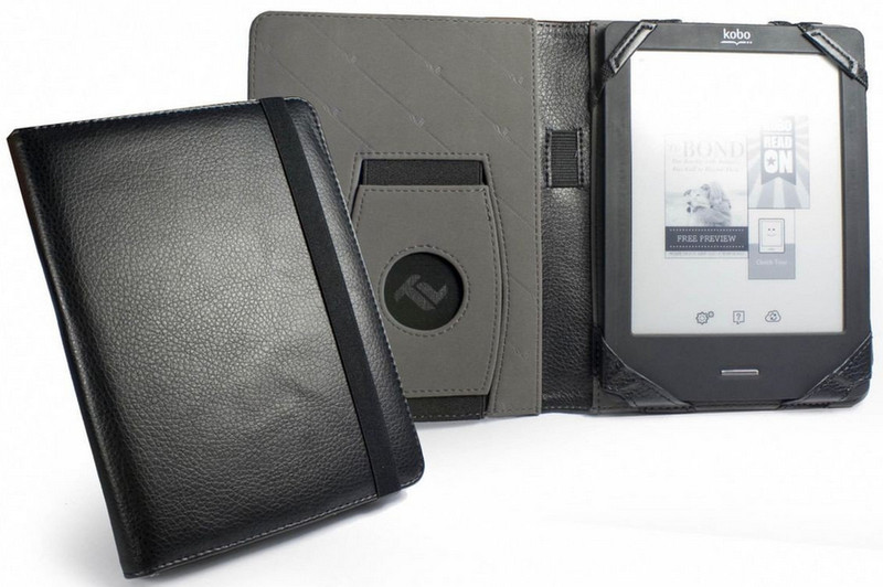 Tuff-Luv G1_47_G Folio Black e-book reader case