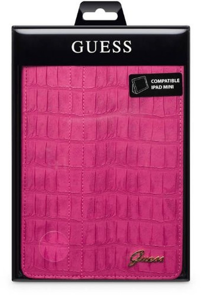 GUESS GUFCMPCMP Blatt Pink Tablet-Schutzhülle