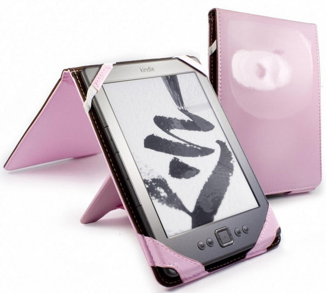 Tuff-Luv H6_18 6Zoll Flip Pink E-Book-Reader-Schutzhülle