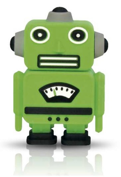 ICY BOX 8GB Robot 8ГБ USB 2.0 Зеленый USB флеш накопитель