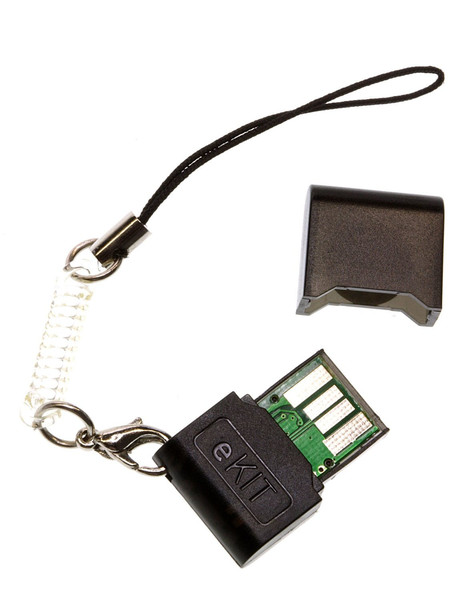 ekit MSDREKAMA USB 2.0 Черный устройство для чтения карт флэш-памяти