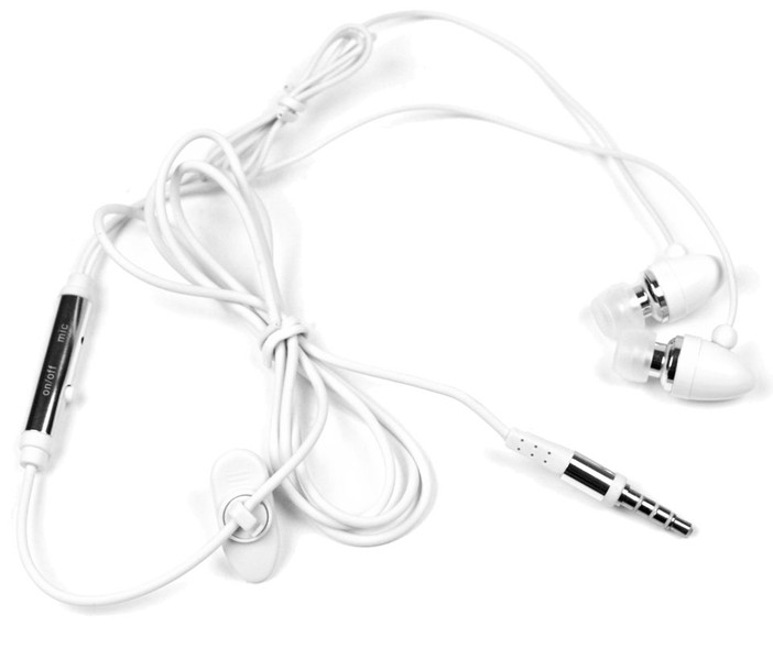 Muvit MUHPH0019 Binaural im Ohr Weiß Mobiles Headset