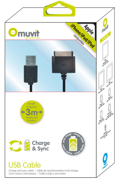 Muvit MUUSC0062 дата-кабель мобильных телефонов