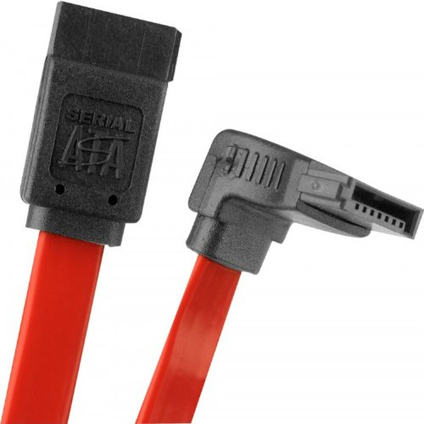 Neon NQ-SC002-90DEG 0.4м SATA II 7-pin SATA II 7-pin Красный кабель SATA