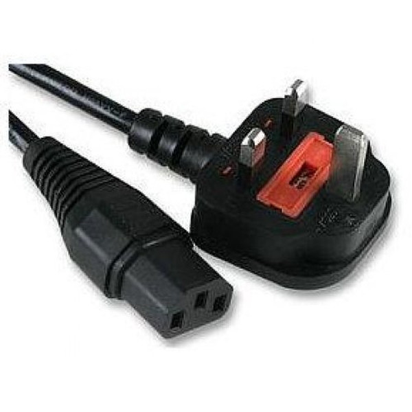 Neon POW-PLG-UK 1.8m Power plug type G Black power cable