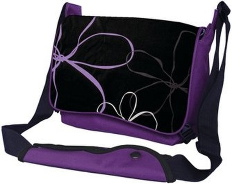 Amarina SACAMA00045B Messenger case Черный, Пурпурный сумка для ноутбука