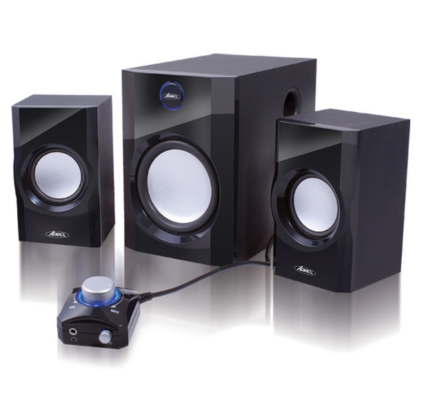 ADVANCE SX-211 2.1 20W Black,Silver speaker set