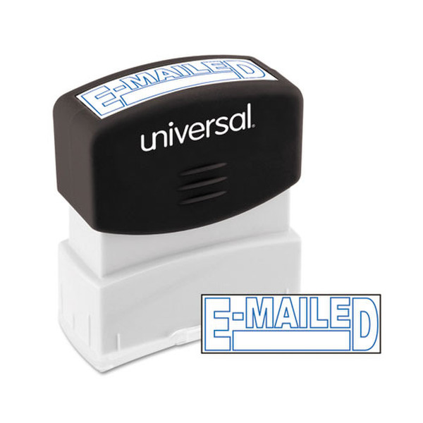 Universal UNV10058 Pre-Inked Message stamp Firmenstempel