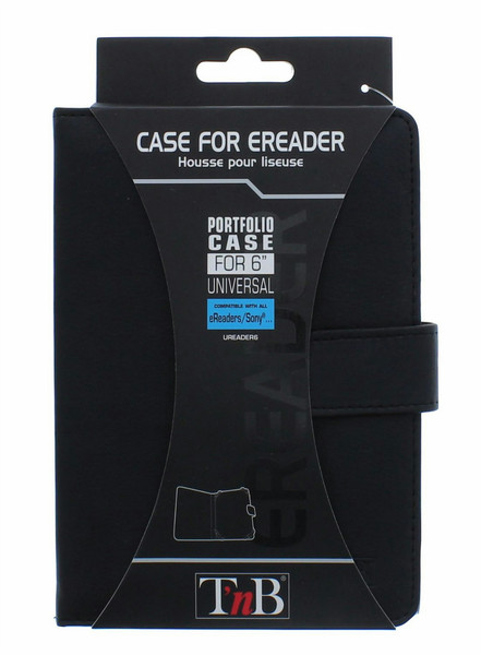 T'nB UREADER6 Folio Black e-book reader case