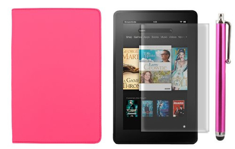 Aquarius WCKINFIRFC2HPK Flip Pink e-book reader case