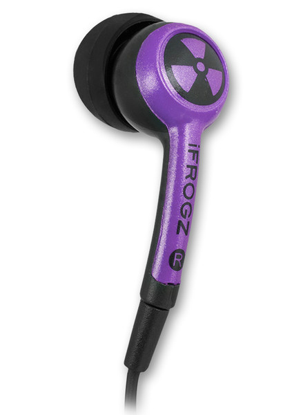 ifrogz EarPollution Plugz Накладные Вкладыши Фиолетовый