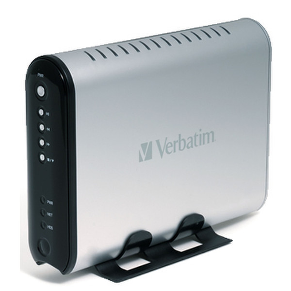 Verbatim 640GB MediaStation Multimedia Hard Drive 640GB Schwarz, Silber Externe Festplatte