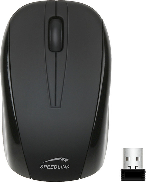 SPEEDLINK Sleek Nano Receiver Laser Mouse RF Wireless Laser 1600DPI Black mice