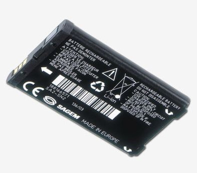 Sagem Flat Li-Ion battery 680mAh - myX1-2 Lithium-Ion (Li-Ion) 680mAh Wiederaufladbare Batterie