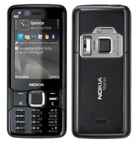 Nokia N82 Black smartphone