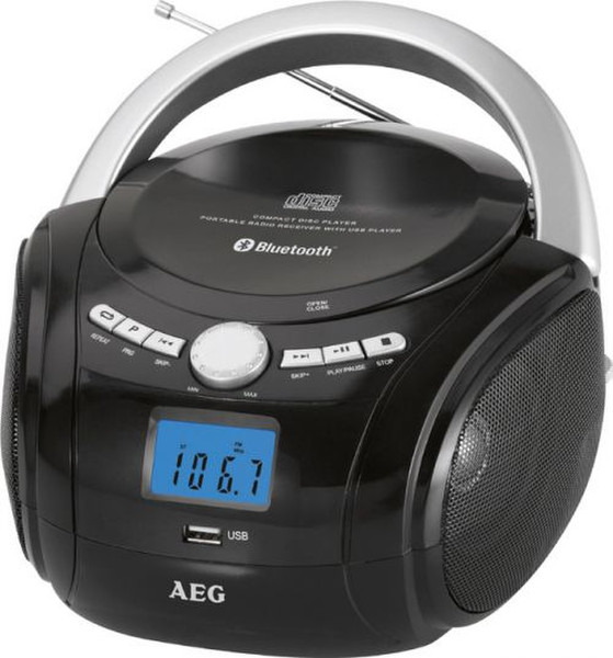 AEG SR 4348 BT Black CD radio