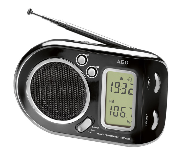 AEG WE 4125 Персональный Цифровой Черный радиоприемник