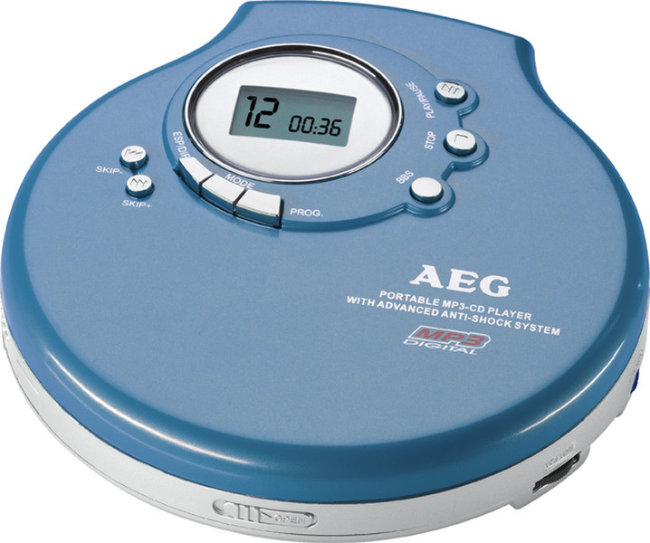 AEG CDP 4212 Personal CD player Blue