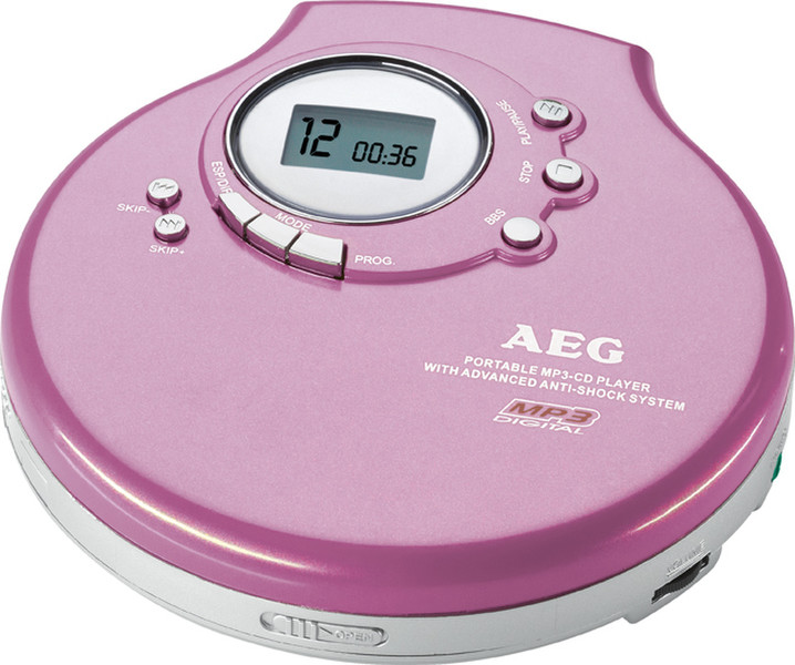 AEG CDP 4212 Personal CD player Розовый