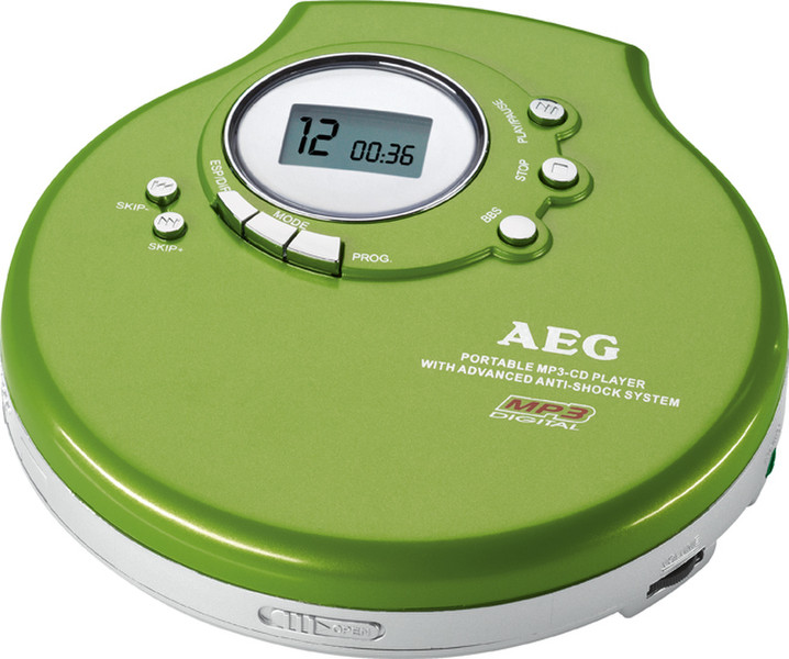 AEG CDP 4212 Personal CD player Зеленый