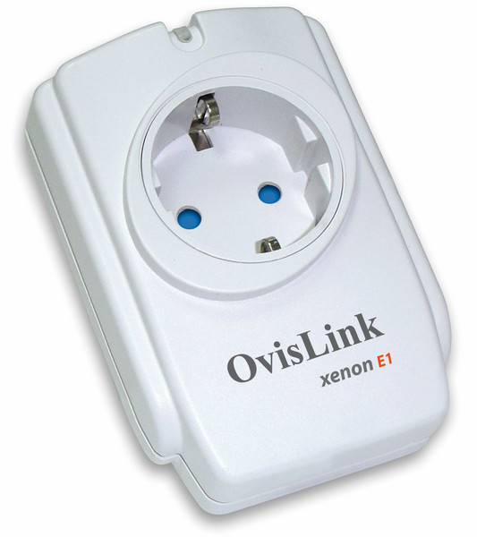 OvisLink XENON E1 1розетка(и) 250В Белый сетевой фильтр