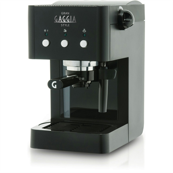 Gaggia RI8323/61 freestanding Manual Espresso machine 1L Black coffee maker