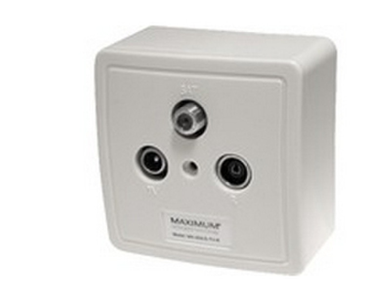 Maximum 1208 White outlet box