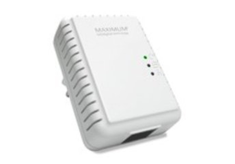 Maximum 21025 500Мбит/с Подключение Ethernet Wi-Fi Белый 1шт PowerLine network adapter